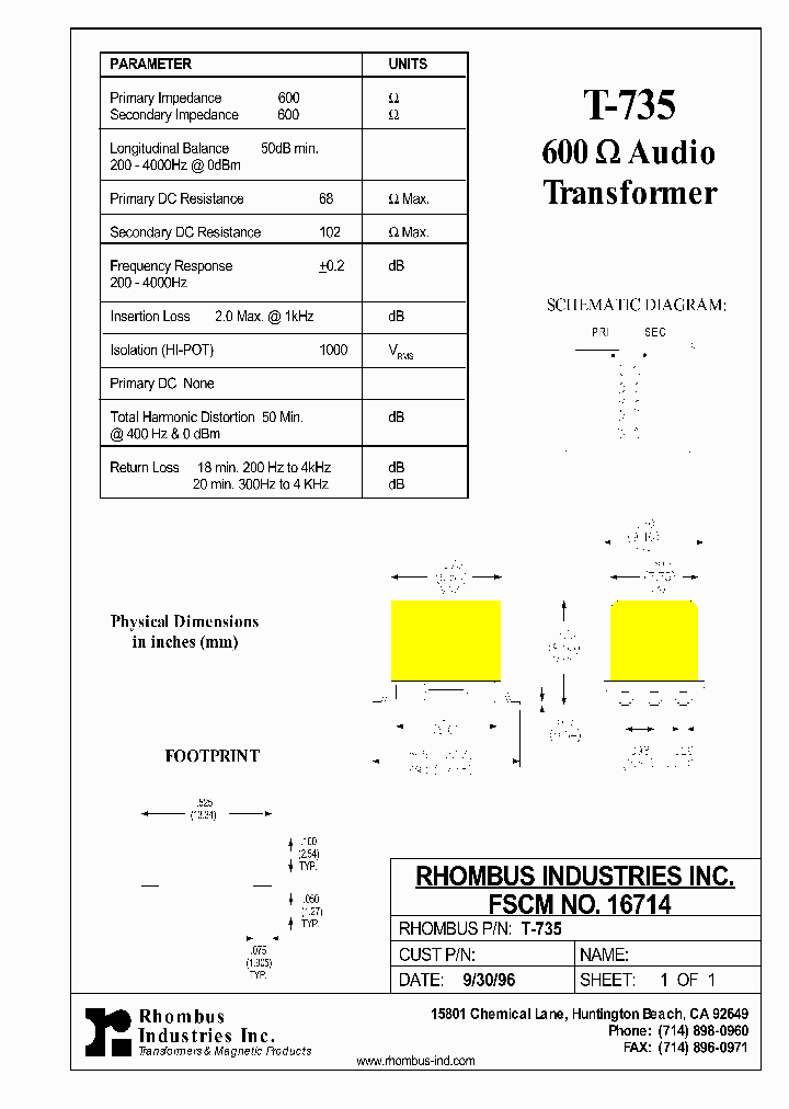 T-735_4994588.PDF Datasheet