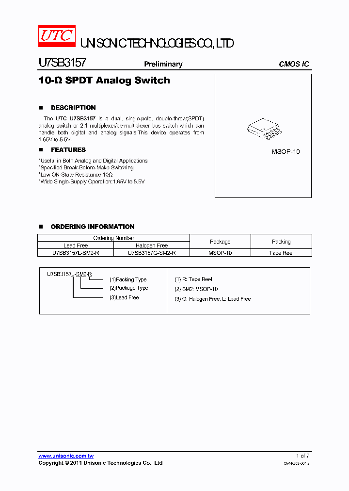 U7SB3157L-SM2-R_5005903.PDF Datasheet