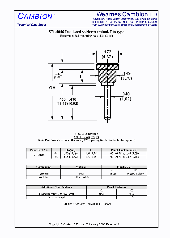 571-4046_5008965.PDF Datasheet