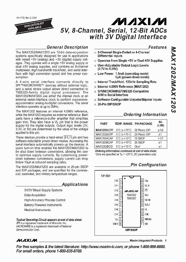 MAX1202AEAP-T_5012206.PDF Datasheet