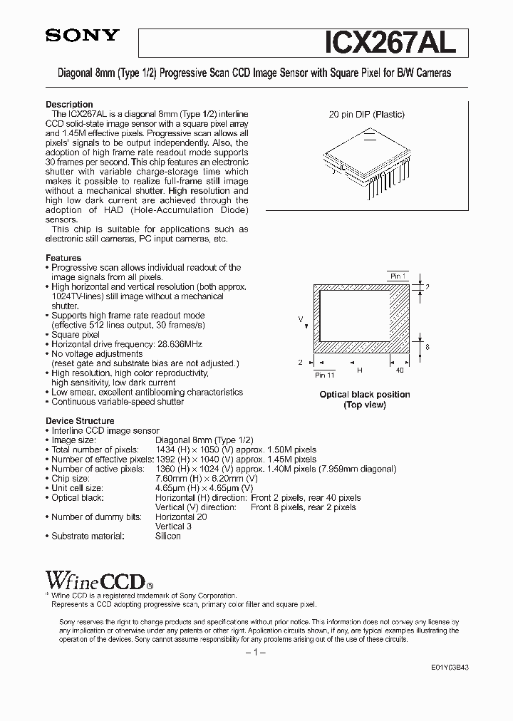 ICX267AL_5013730.PDF Datasheet