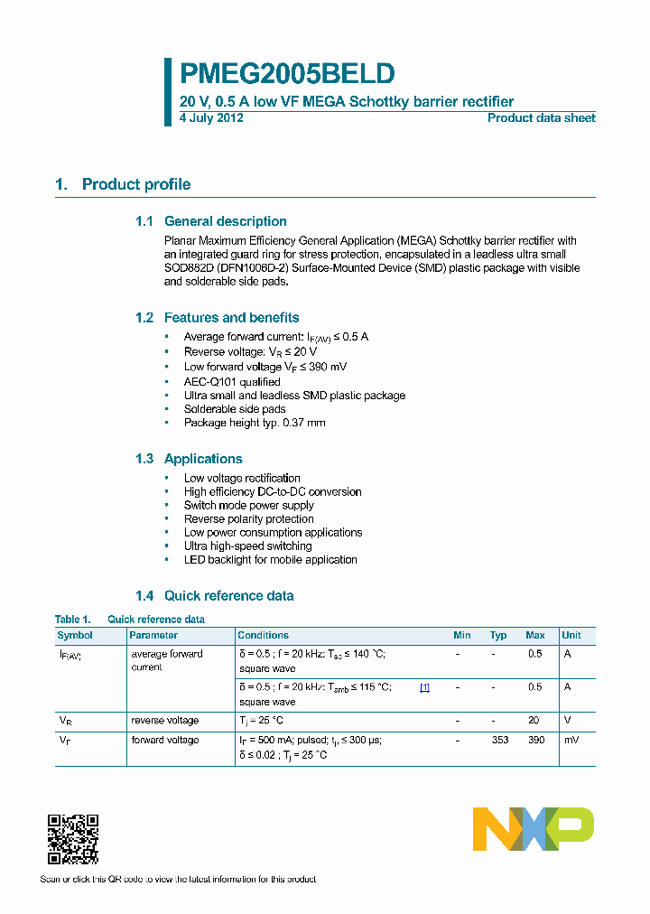 PMEG2005BELD_5022902.PDF Datasheet