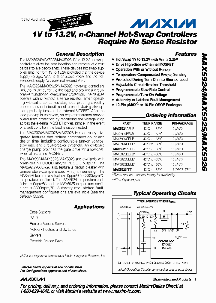 MAX5925DEUB-T_5028124.PDF Datasheet