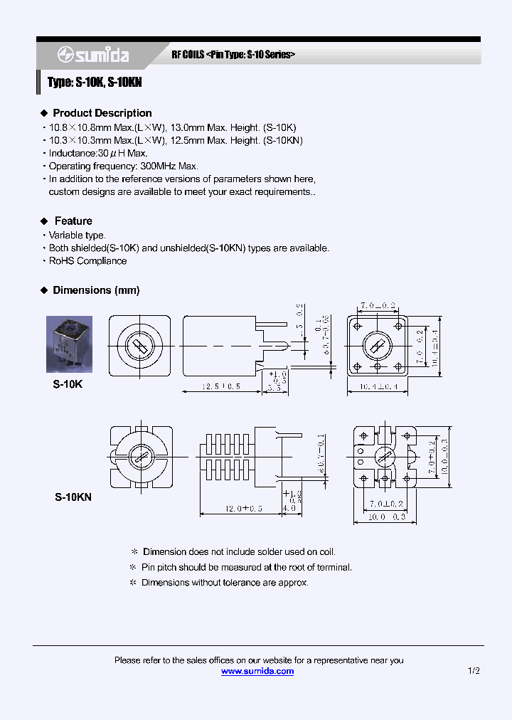 S-10_5034790.PDF Datasheet