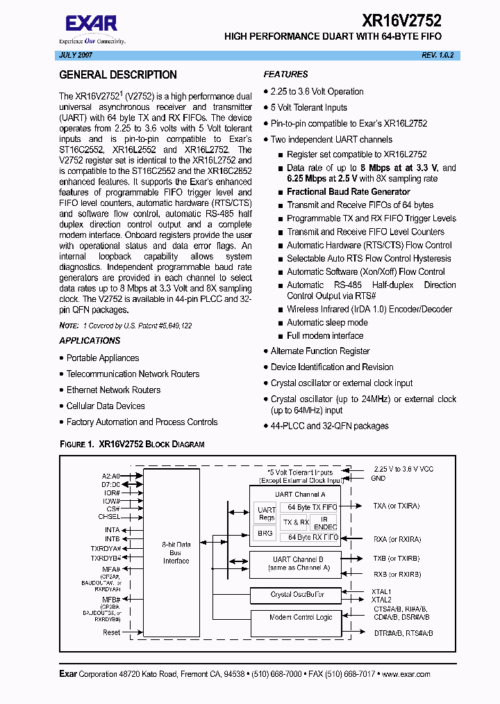 XR16V2752IJ-F_5040320.PDF Datasheet