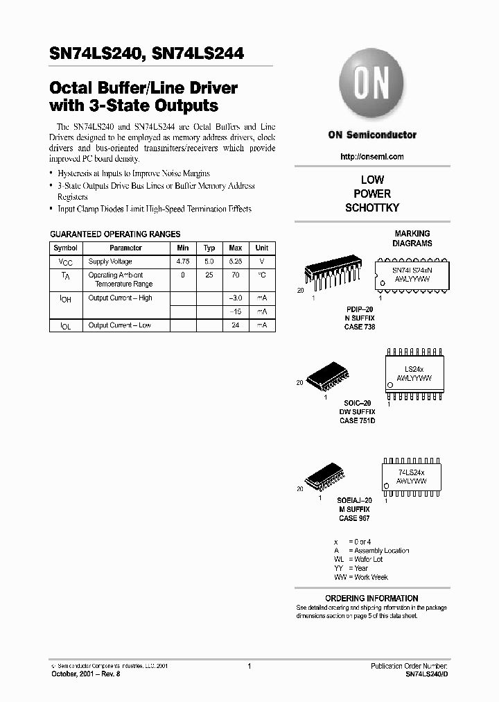 SN74LS240-D_5049982.PDF Datasheet