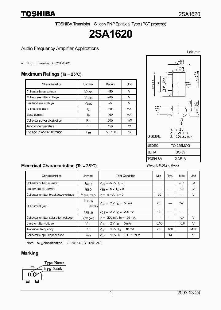 2SA1620_5069159.PDF Datasheet