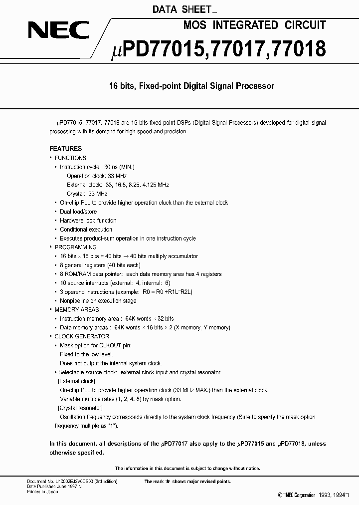 UPD77015GC_5074183.PDF Datasheet