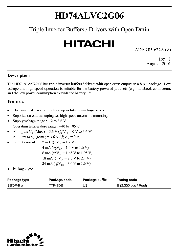 HD74ALVC2G06_5084266.PDF Datasheet