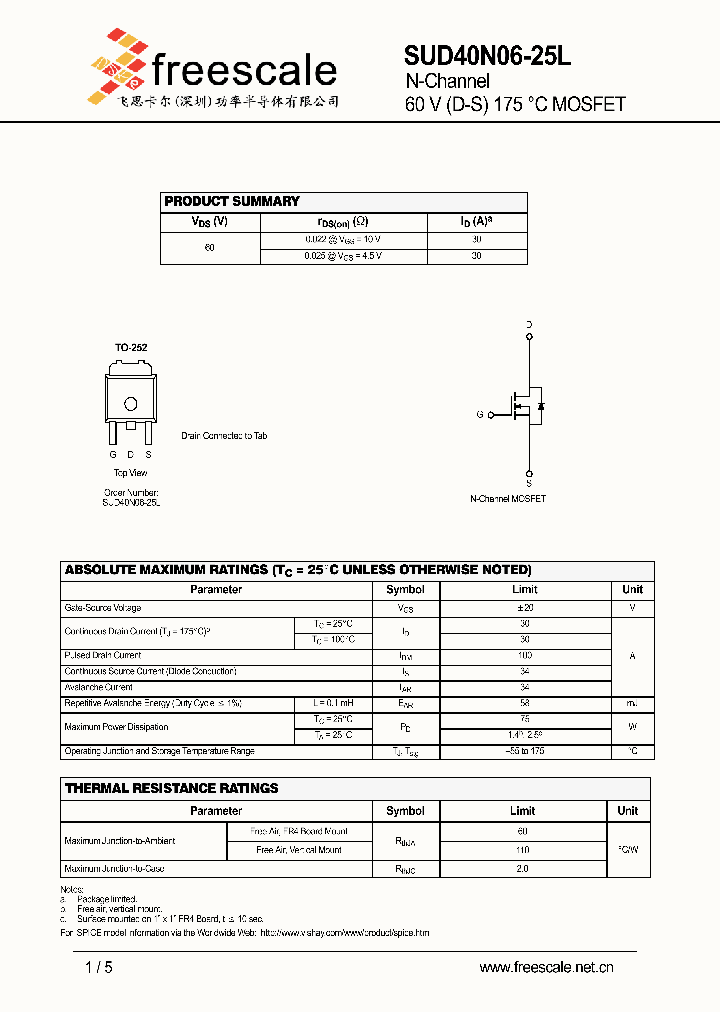 SUD40N06-25L_5103858.PDF Datasheet