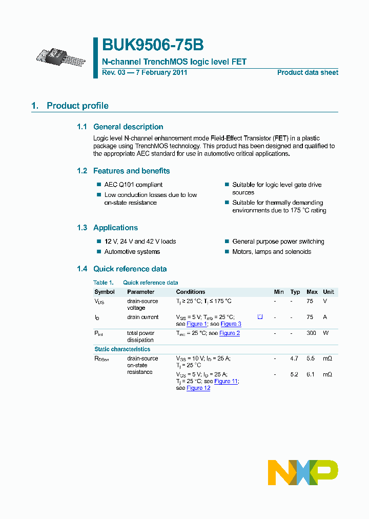 BUK9506-75B_5115992.PDF Datasheet