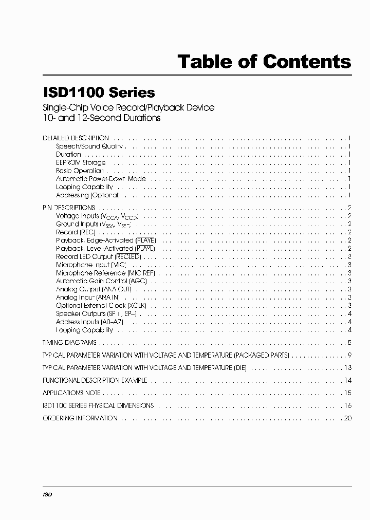 ISD1110P_5132418.PDF Datasheet