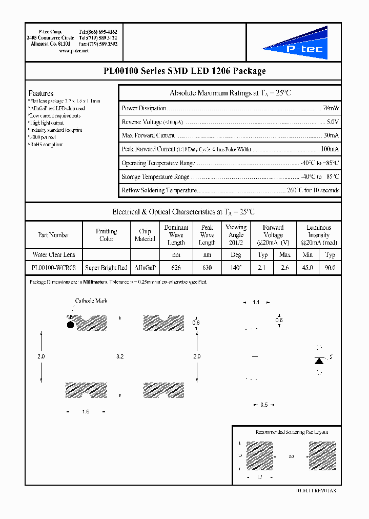 PL00100-WCR08_5151478.PDF Datasheet
