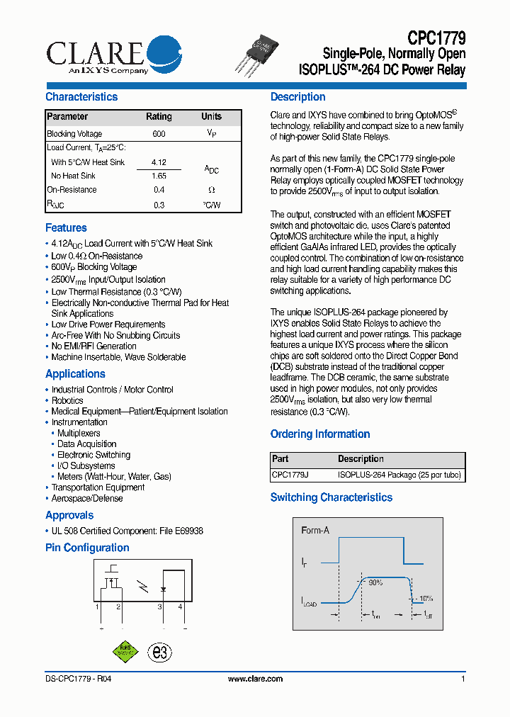 CPC1779J_5152471.PDF Datasheet