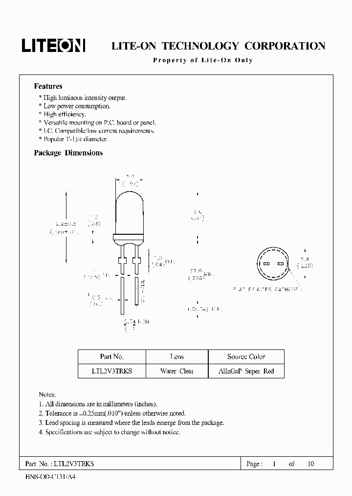 LTL2V3TRKS_5154195.PDF Datasheet