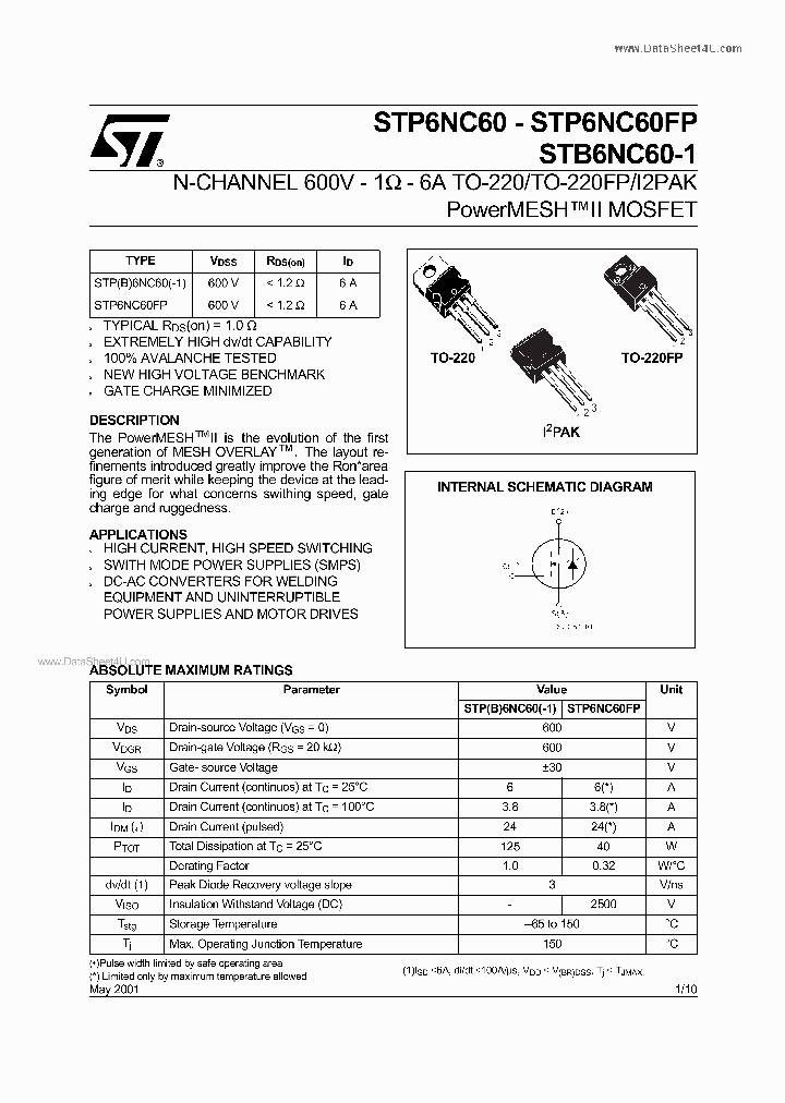 B6NC60_5168083.PDF Datasheet