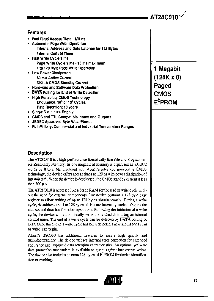AT28C010E-12FM883_5167571.PDF Datasheet