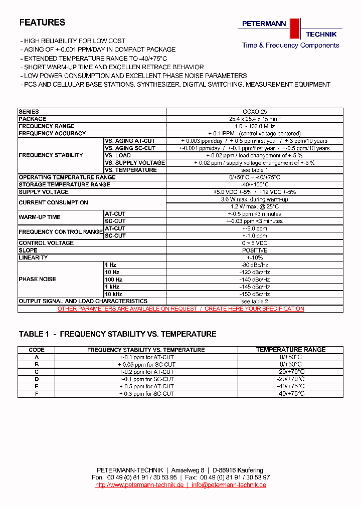 OCXO-25_5177616.PDF Datasheet