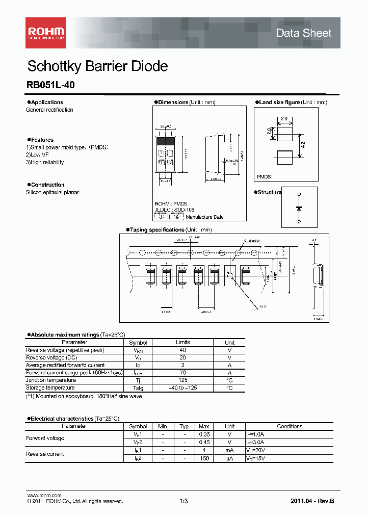 RB051L-4011_5185133.PDF Datasheet