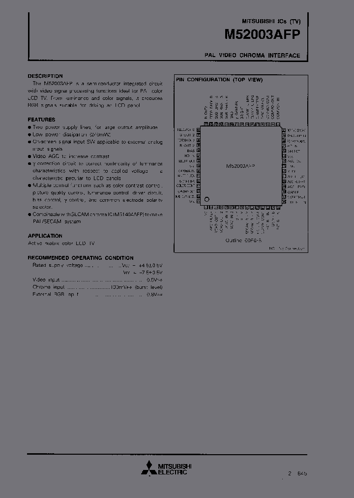 M52003AFP_5195781.PDF Datasheet
