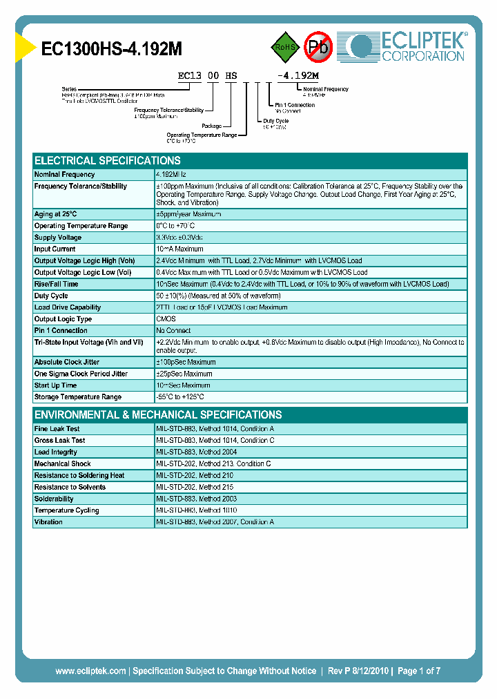 EC1300HS-4192M_5199731.PDF Datasheet