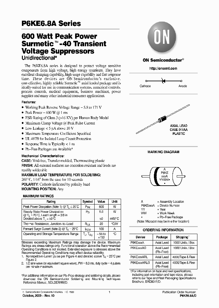 P6KE200AG_5216693.PDF Datasheet