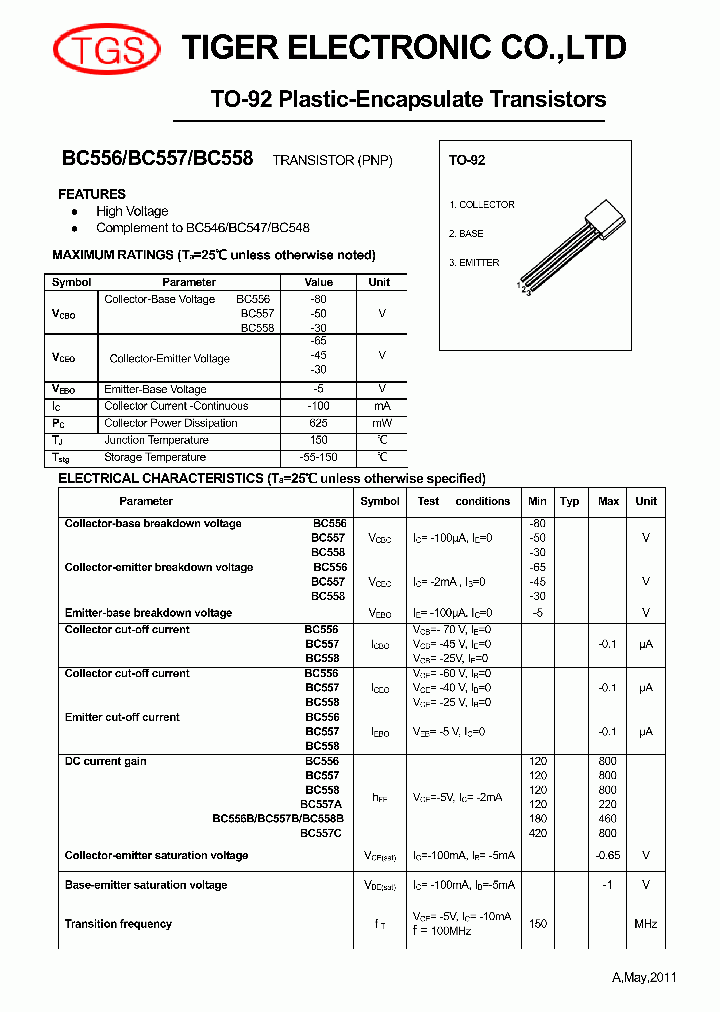 BC557_5246187.PDF Datasheet
