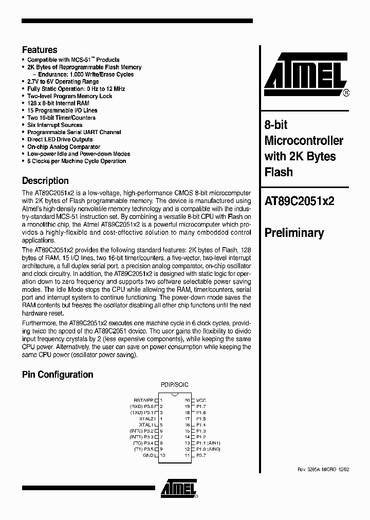 AT89C2051X2_5273358.PDF Datasheet