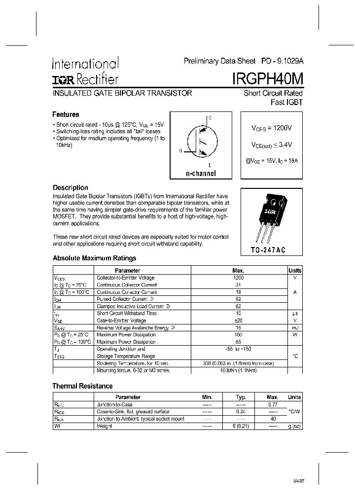 IRGPH40M_5325349.PDF Datasheet