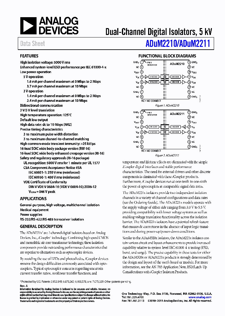 ADUM2211SRIZ_5329419.PDF Datasheet