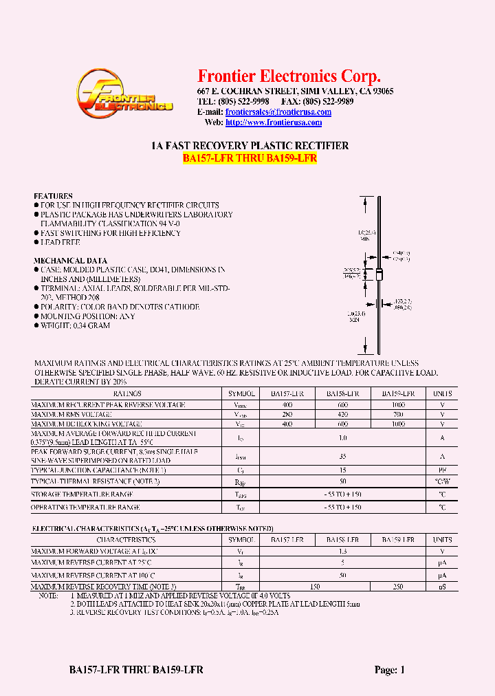 BA159-LFR_5338993.PDF Datasheet