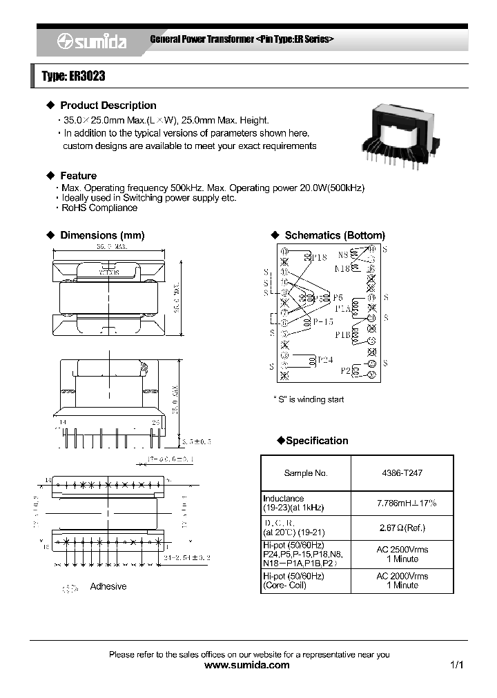 ERH2826_5339726.PDF Datasheet