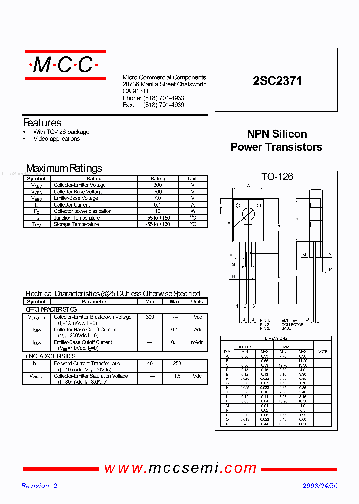 C2371_5347226.PDF Datasheet