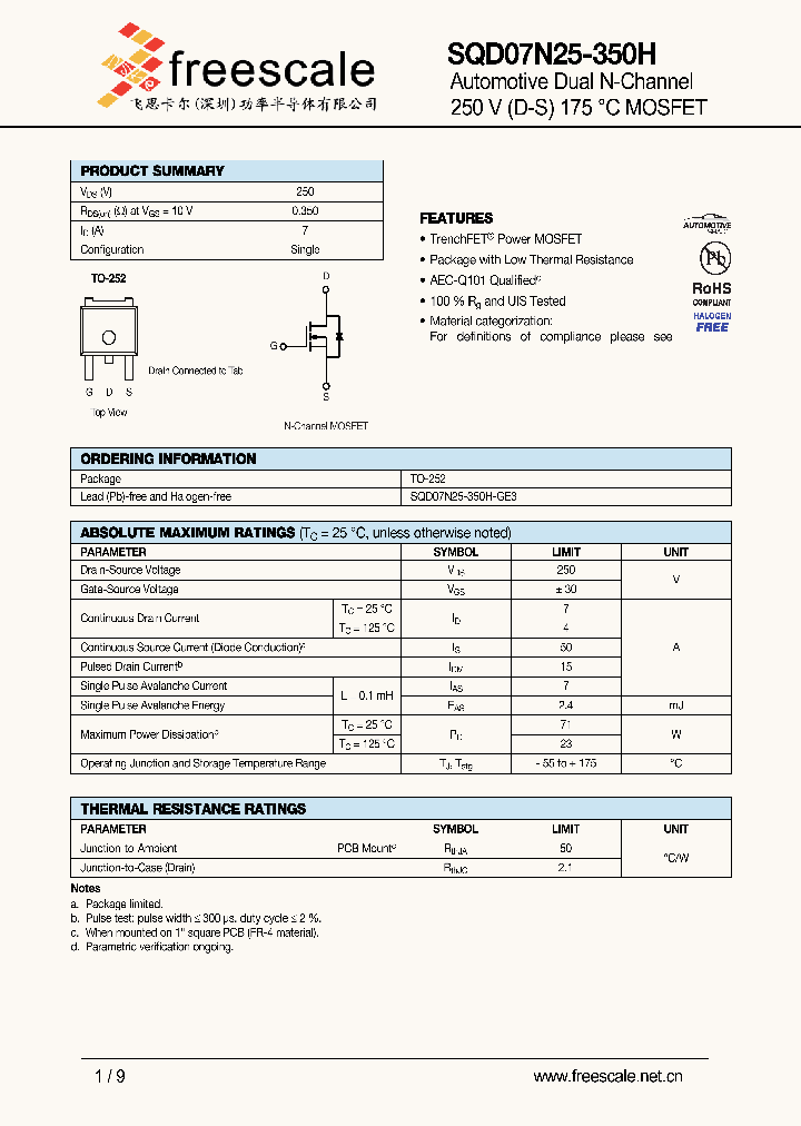 SQD07N25-350H_5356954.PDF Datasheet