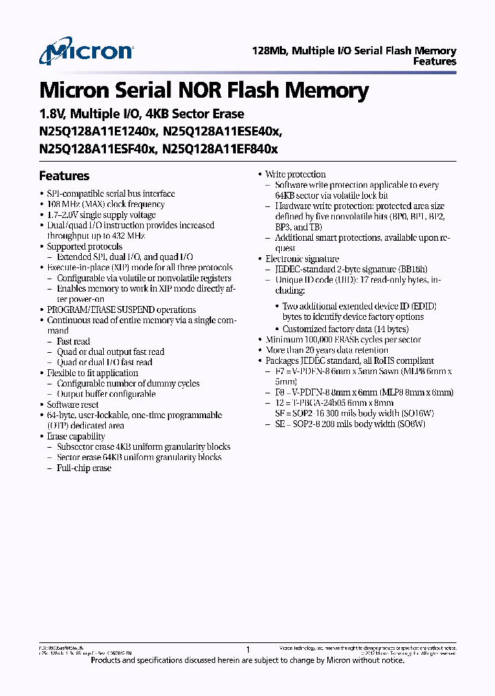 N25Q128A11ESE40X_5360187.PDF Datasheet