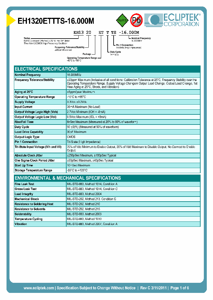 EH1320ETTTS-16000M_5364700.PDF Datasheet