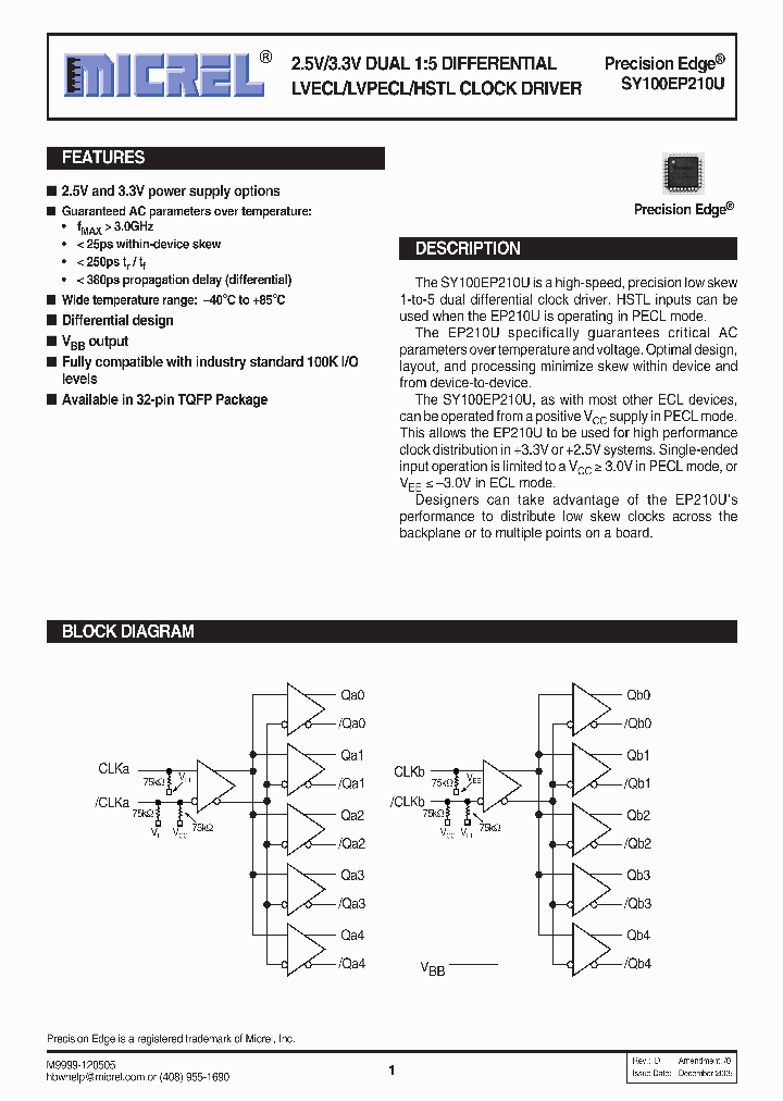 SY100EP210UTC_5369307.PDF Datasheet