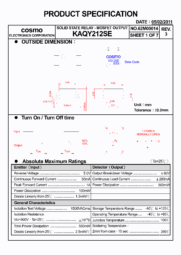 KAQY212SE11_5377510.PDF Datasheet