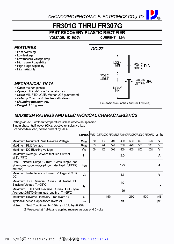 FR301G_5382394.PDF Datasheet