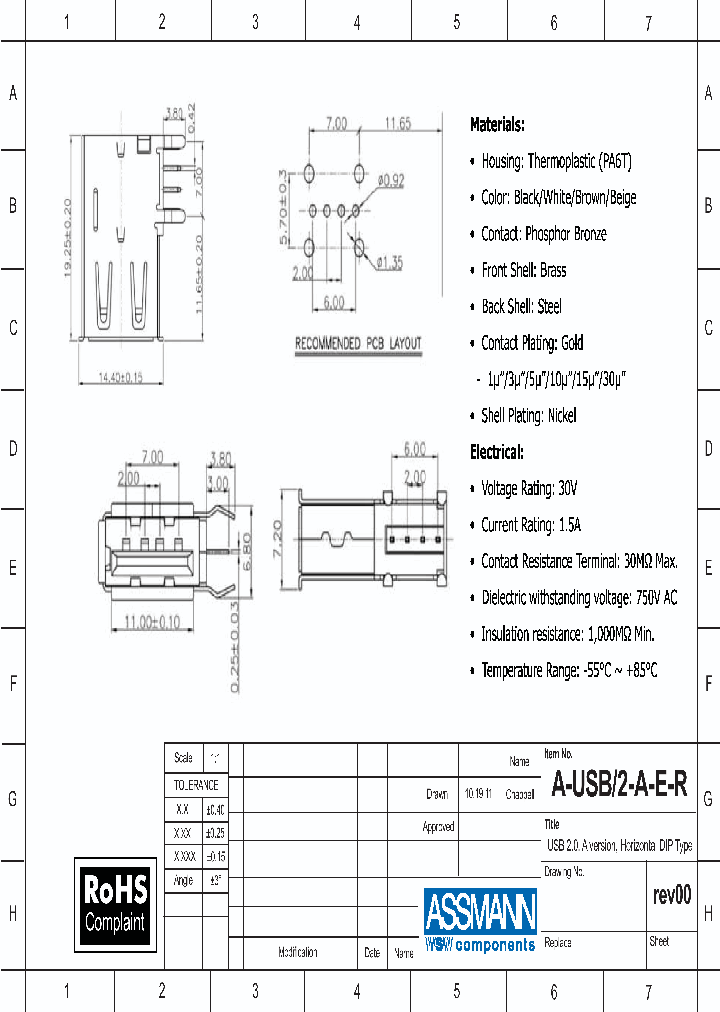 A-USB-2-A-E-R_5383207.PDF Datasheet