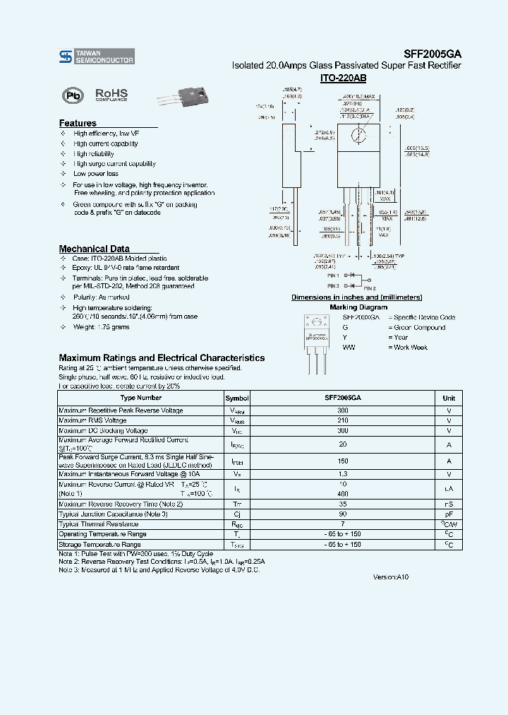 SFF2005GA_5383228.PDF Datasheet