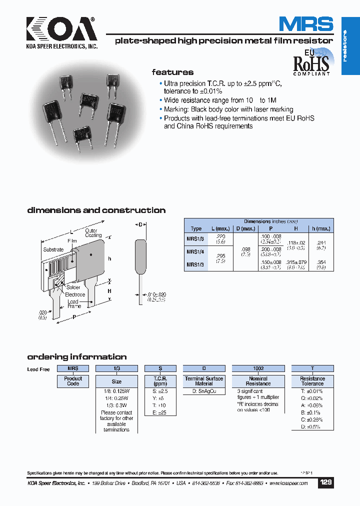MRS18TD1002A_5387569.PDF Datasheet