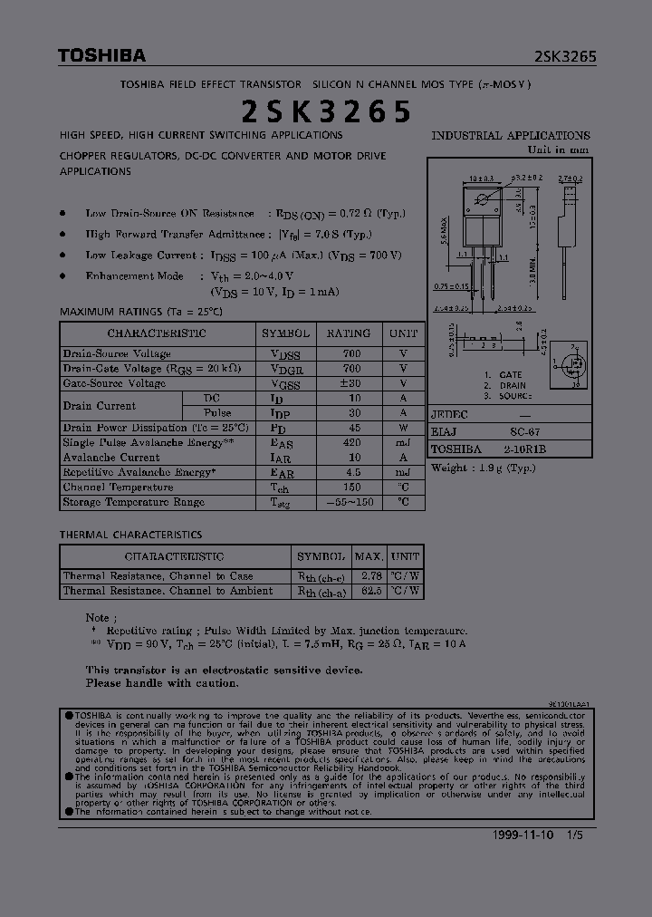 2SK3265_5392749.PDF Datasheet