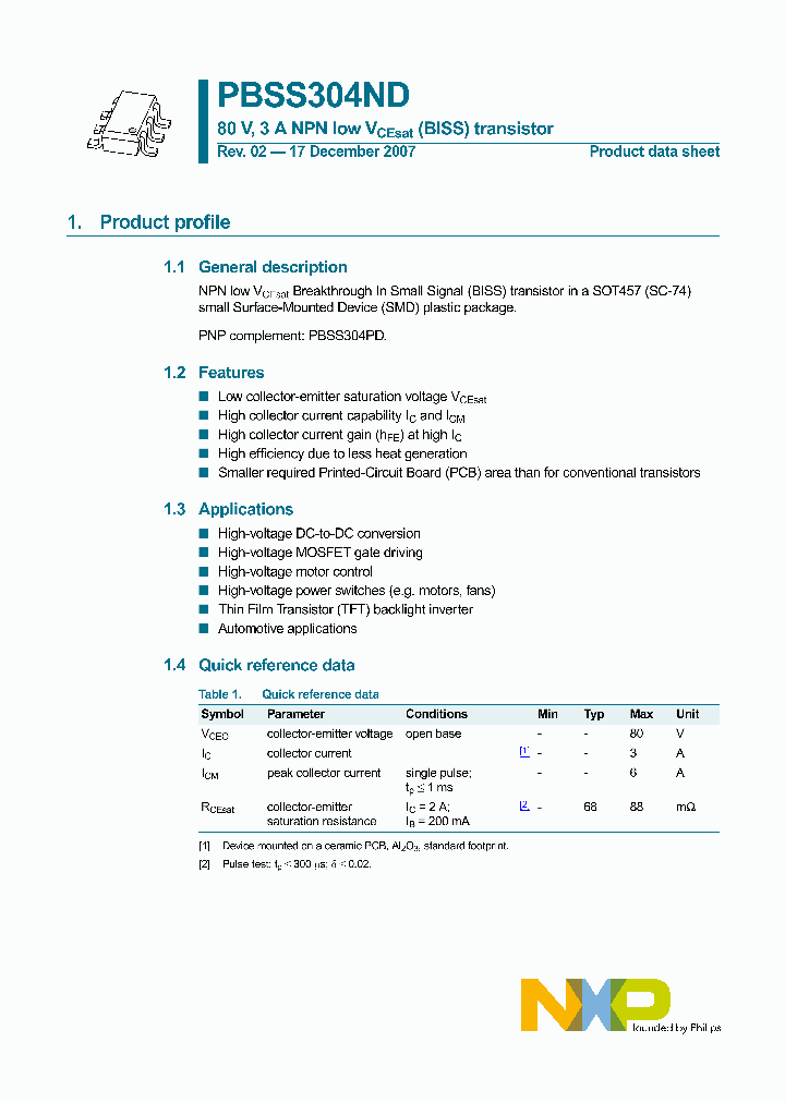 PBSS304ND_5398666.PDF Datasheet