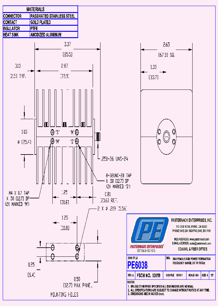 PE6038_5401348.PDF Datasheet