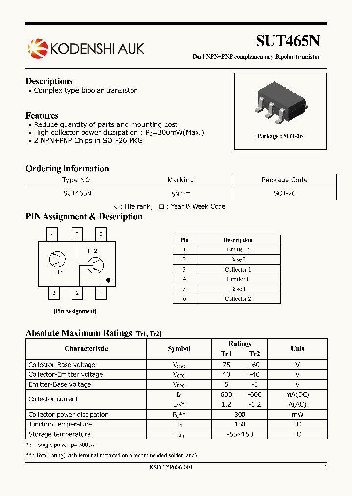 SUT465N_5402606.PDF Datasheet