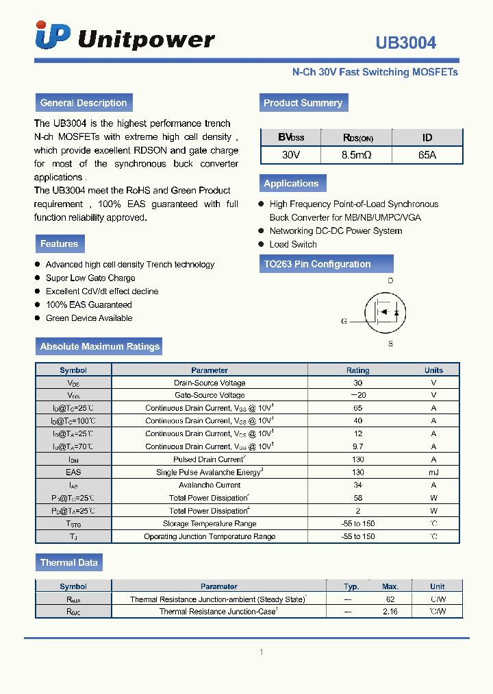 UB3004_5446486.PDF Datasheet