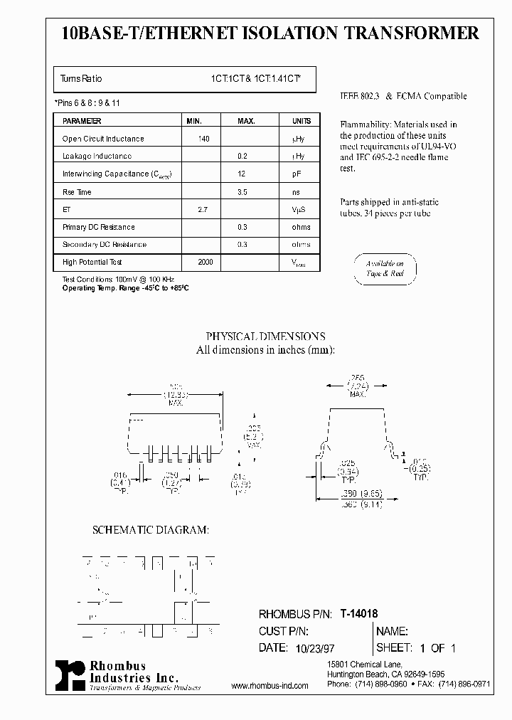 T-14018_5449954.PDF Datasheet