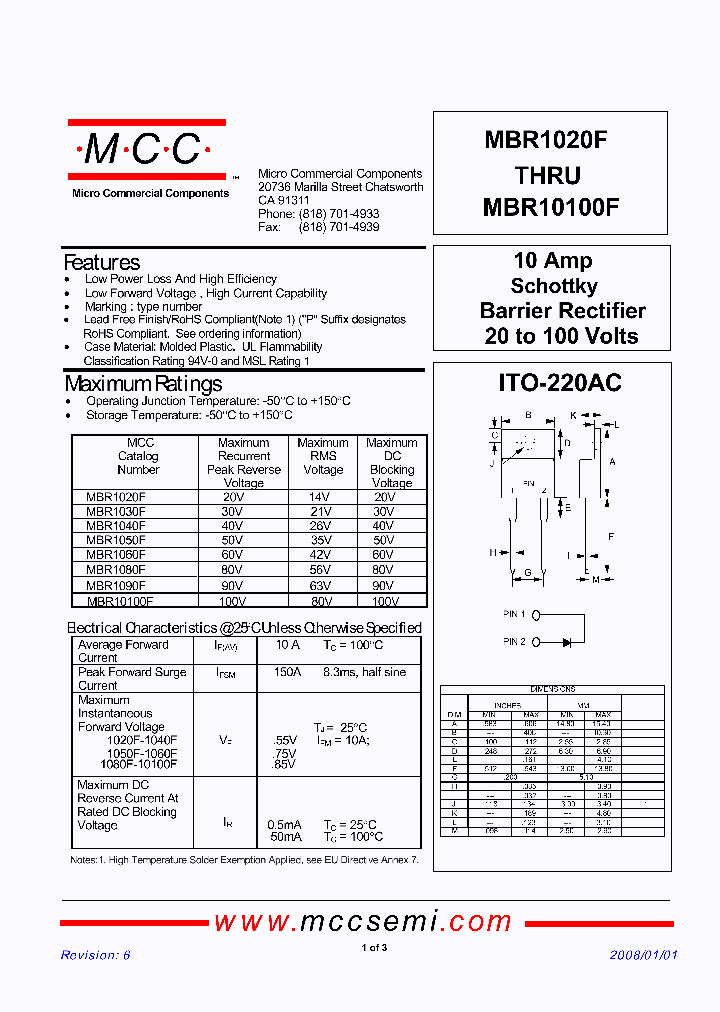 MBR1020F08_5453092.PDF Datasheet