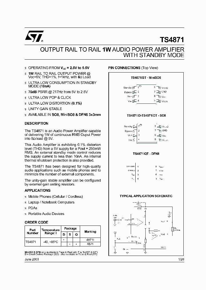 TS4871IST_5460907.PDF Datasheet